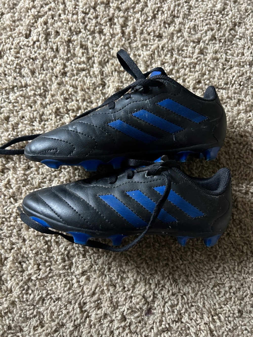 adidas Kids Black & Blue Soccer Cleats - Youth